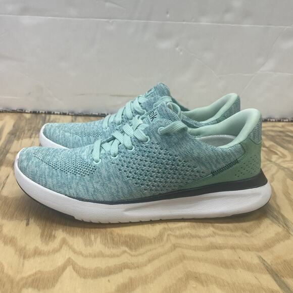 KIZIK Lima Hands Free Knit Sneakers Shoes Spearmint Green Womens 5.5 Men’s 4 - Picture 2 of 10